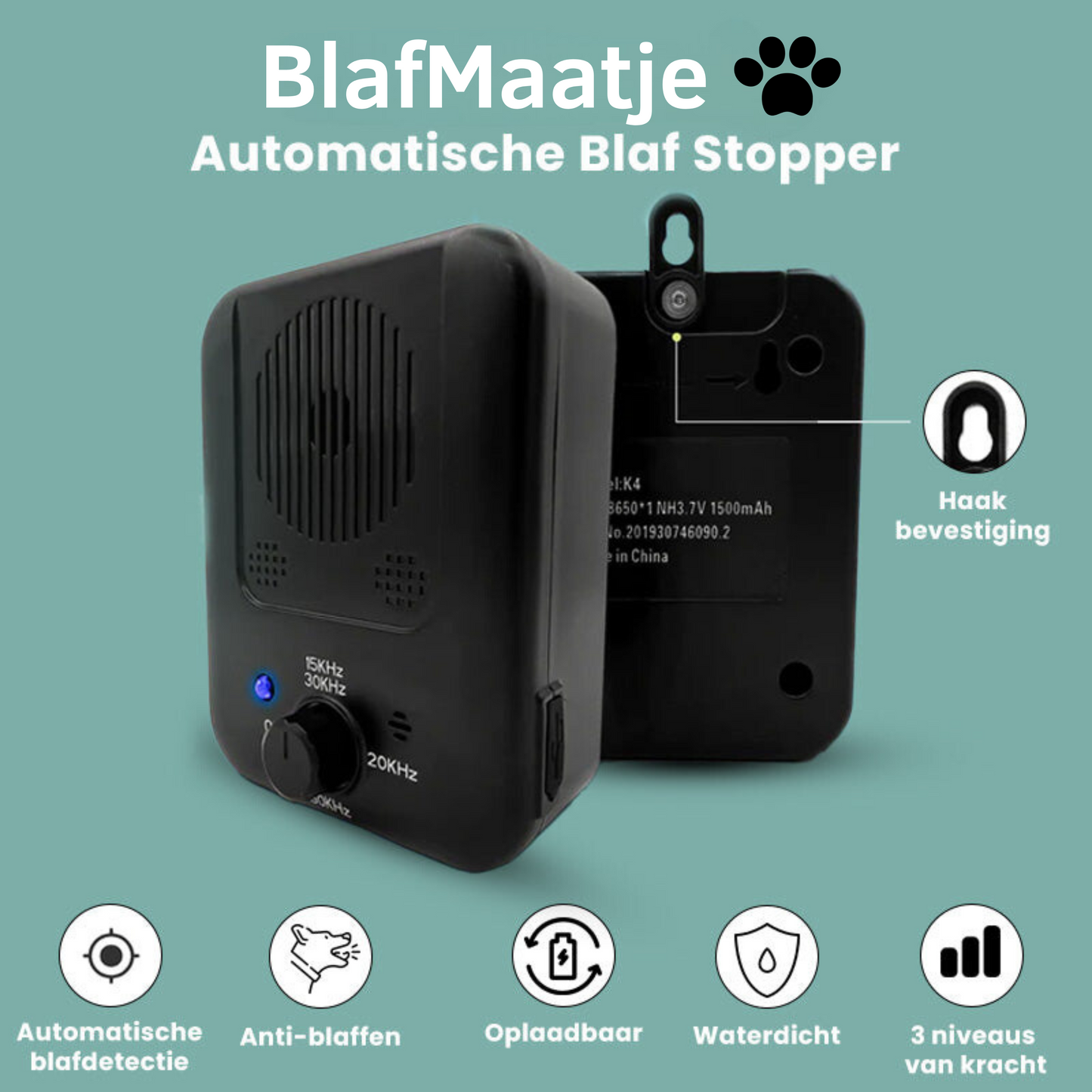 Automatischer Bellen-Stopper - Woefbeheer