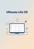 Notion Vorlage Ultimate Life OS Produktbild