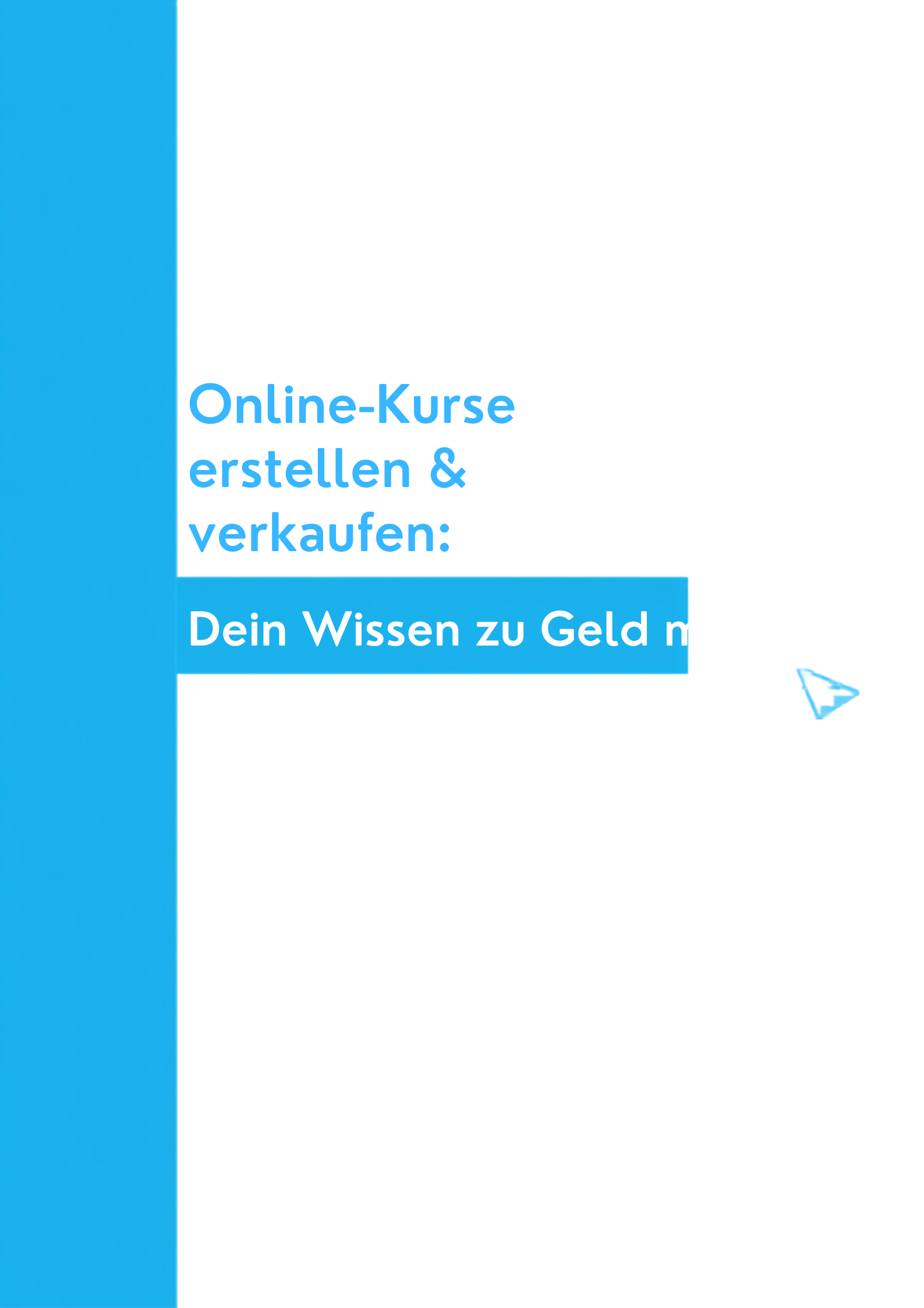 Online-Kurse erstellen & verkaufen Cover