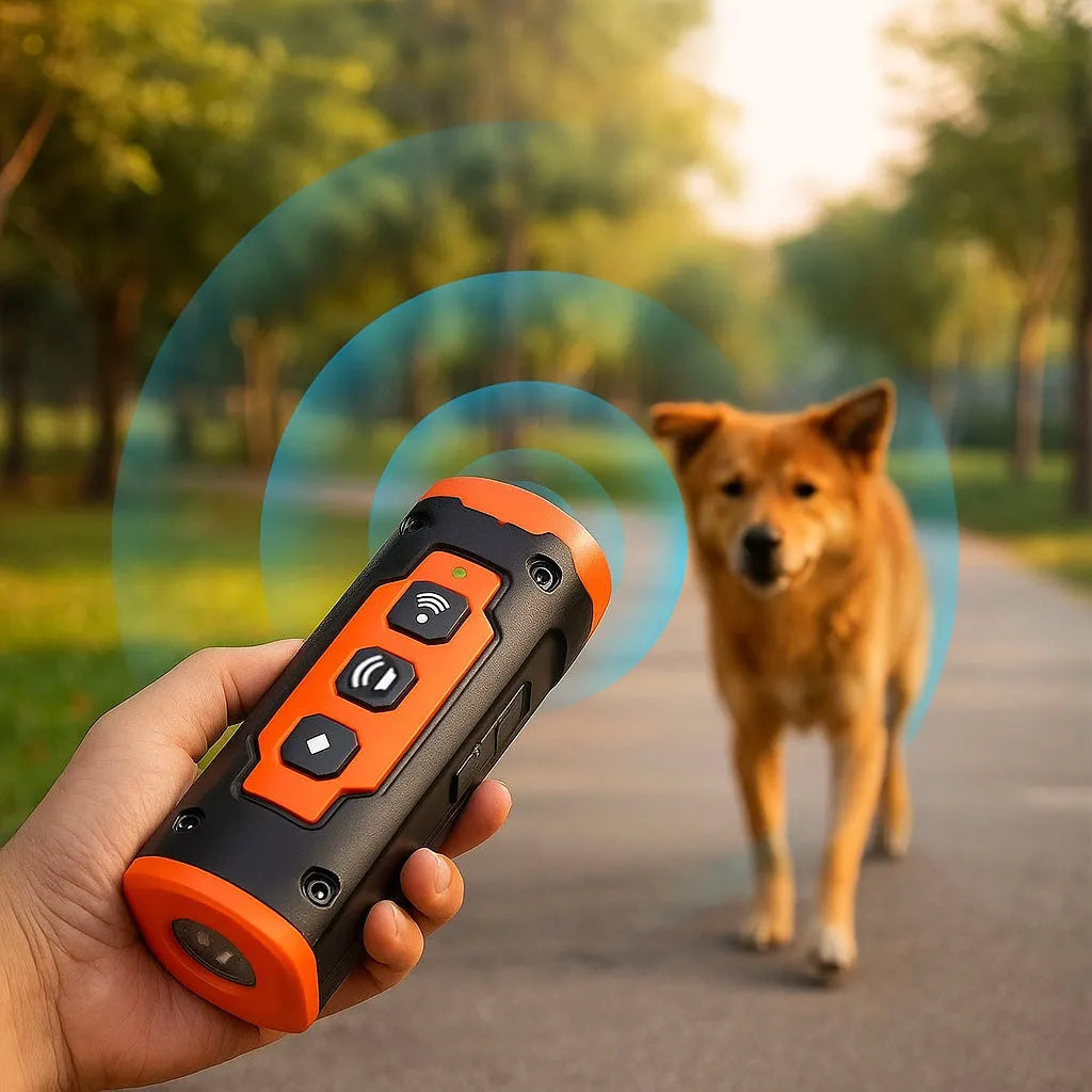 Ultraschall Hundetrainingsgerät - Leise Anti-Bell-Hilfe Wiederaufladbar