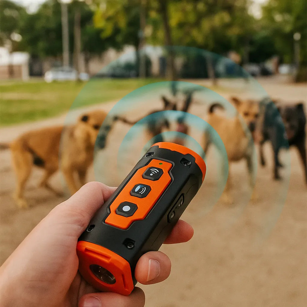 Ultraschall Hundetrainingsgerät - Leise Anti-Bell-Hilfe Wiederaufladbar