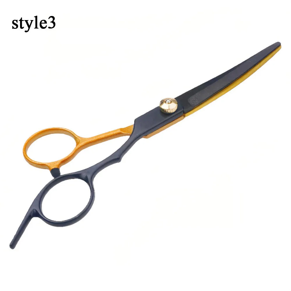 Stainless Steel Pet Scissors Useful Curved Scissors Dog Grooming Tools Dog Hair Cutting Scissors Pet Supplies Safety Pet Shears