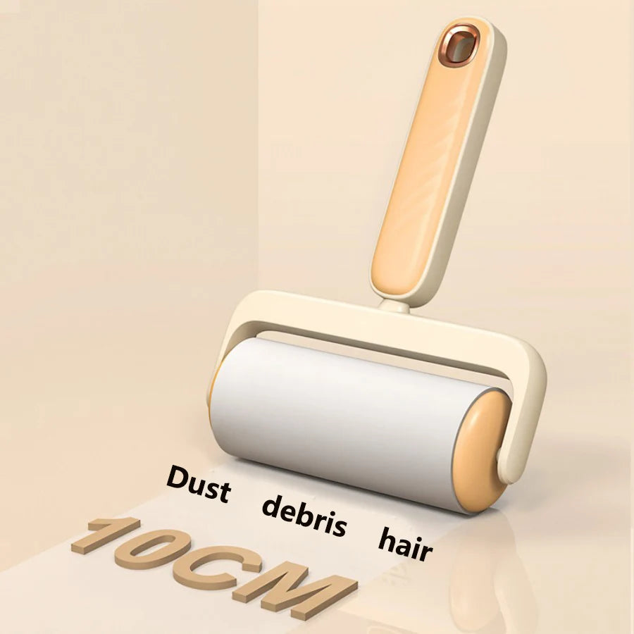 Tearable Roll Paper Sticky Roller Brush Plush Razor Replaceable Core Cleaning Tool Pet Hair Removal Roller Carpet Cleaning Brush