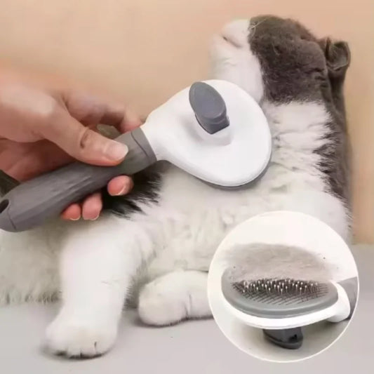 Pet Comb Stainless Steel Needle Comb Pet Dog Cleaning Brush Dog and Cat Hair Removal Floating Hair Cleaning Beauty Skin Care