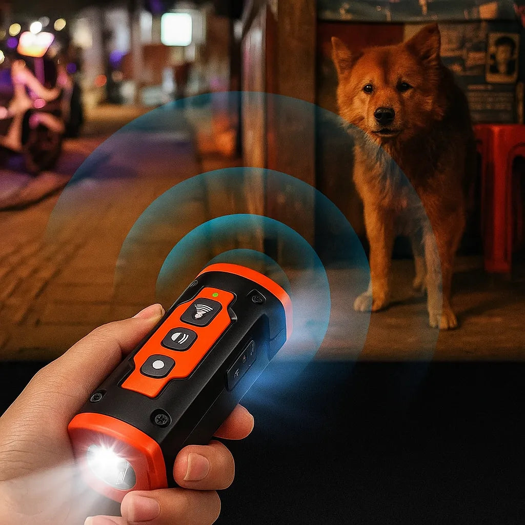 Ultraschall Hundetrainingsgerät - Leise Anti-Bell-Hilfe Wiederaufladbar