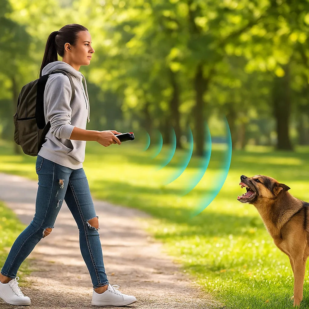 Ultraschall Hundetrainingsgerät - Leise Anti-Bell-Hilfe Wiederaufladbar