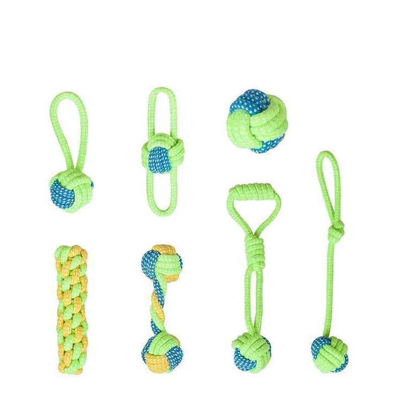 Dog Tugging Toy - Tug & Play Rope Ball