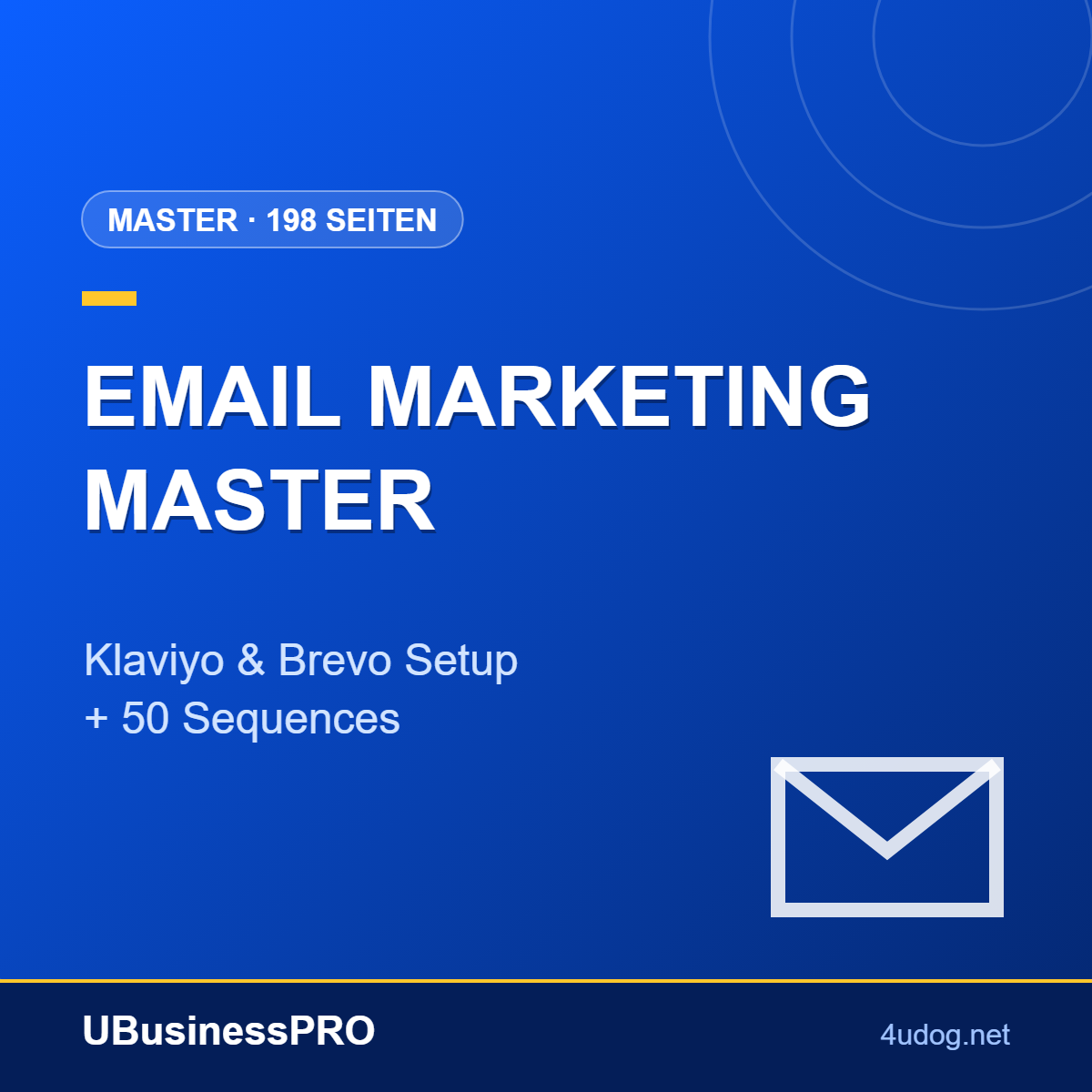 Email Marketing Master: Klaviyo & Brevo Setup + 50 Sequences – Cover