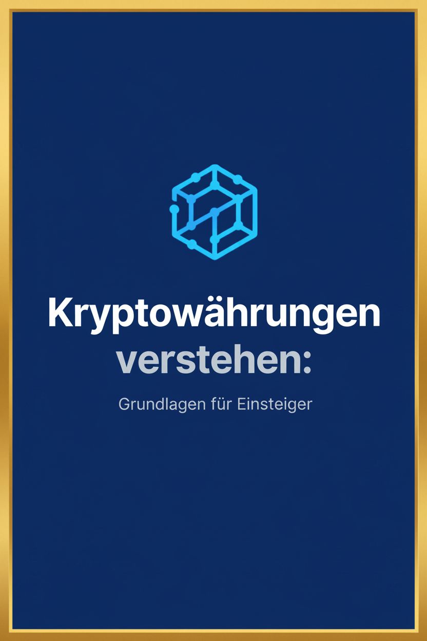 Kryptowährungen – goldener Rahmen