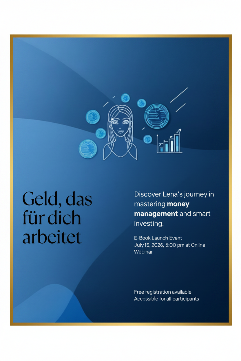 Geld das für dich arbeitet – goldener Rahmen