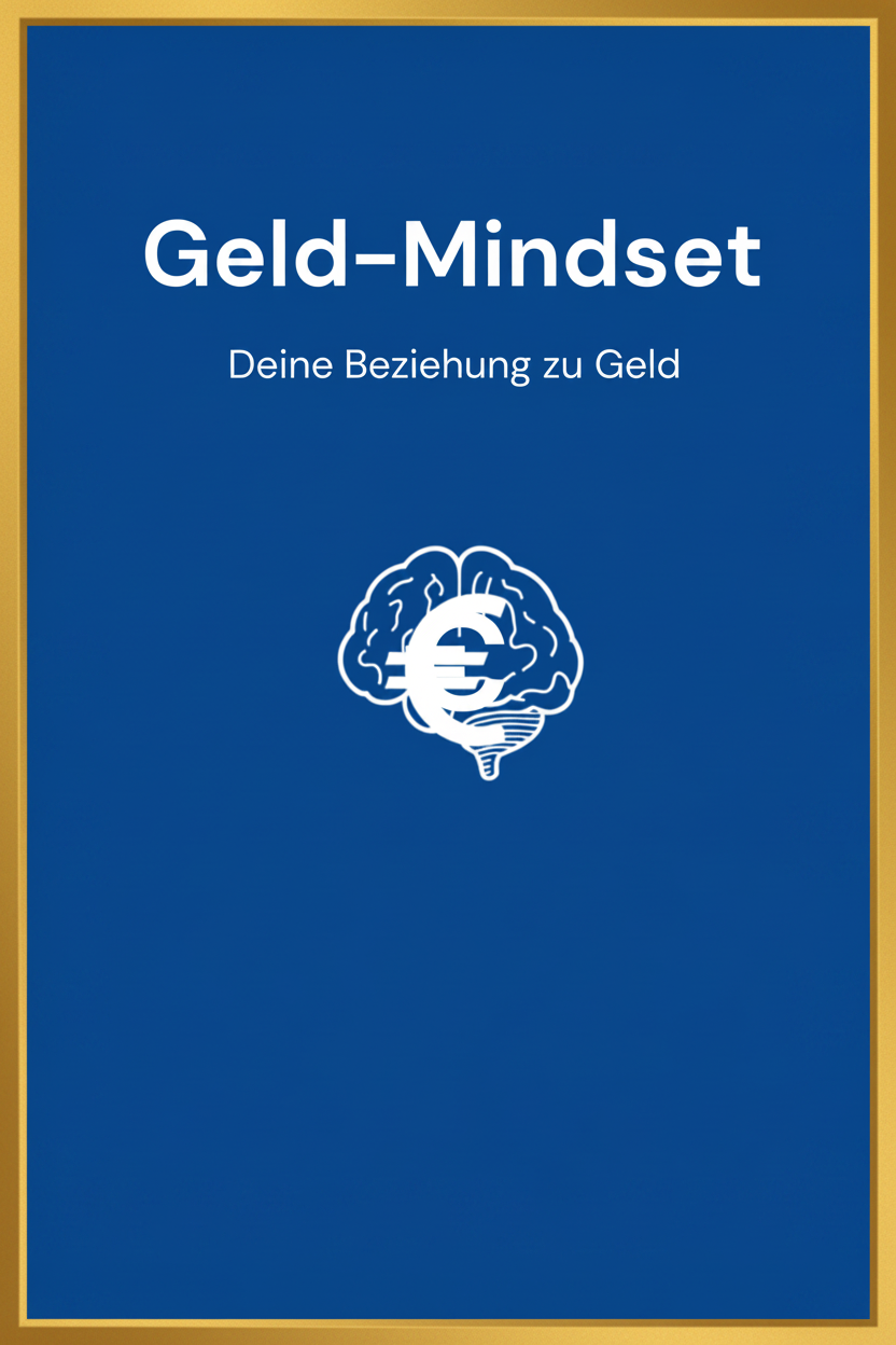 Geld-Mindset – goldener Rahmen