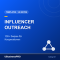 Influencer Outreach Template: 100+ Swipes für Kooperationen – Cover