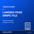 Landing Page Swipe File: 50 konvertierende Vorlagen mit Copy – Cover