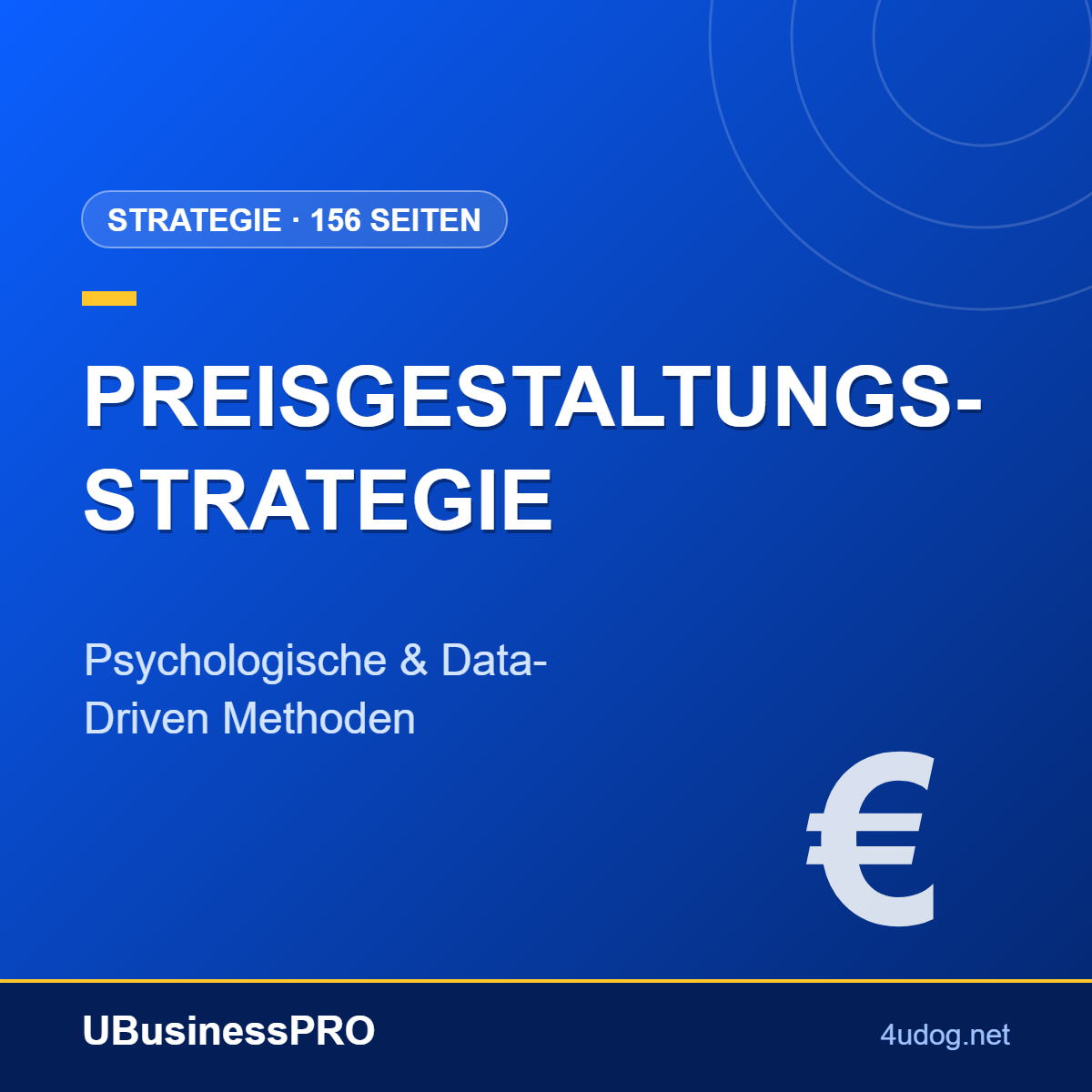 Preisgestaltungs-Strategie: Psychologische & Data-Driven Methoden – Cover